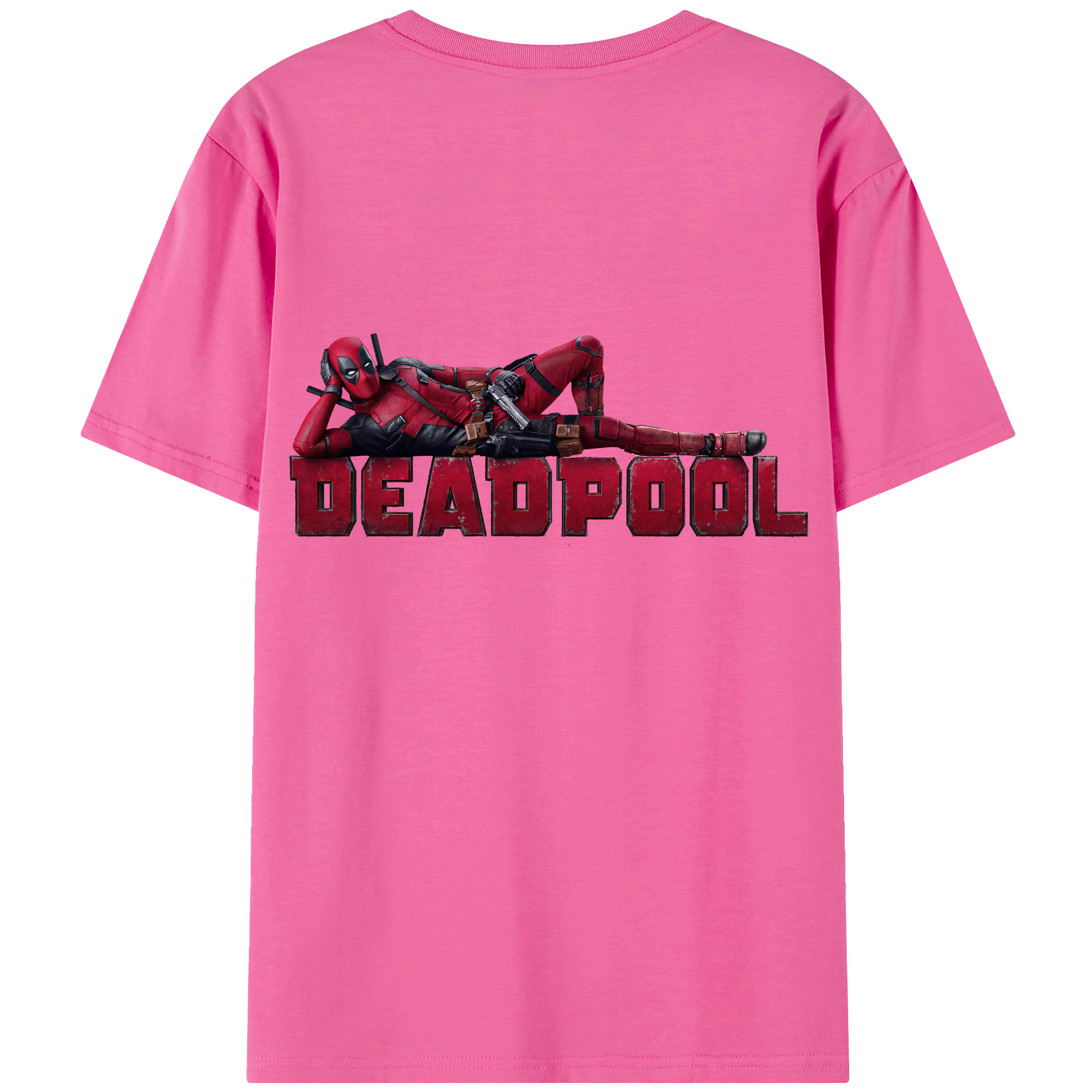 （画像用） Deadpool デッドプール レディース半袖Tシャツ(バックプリント)